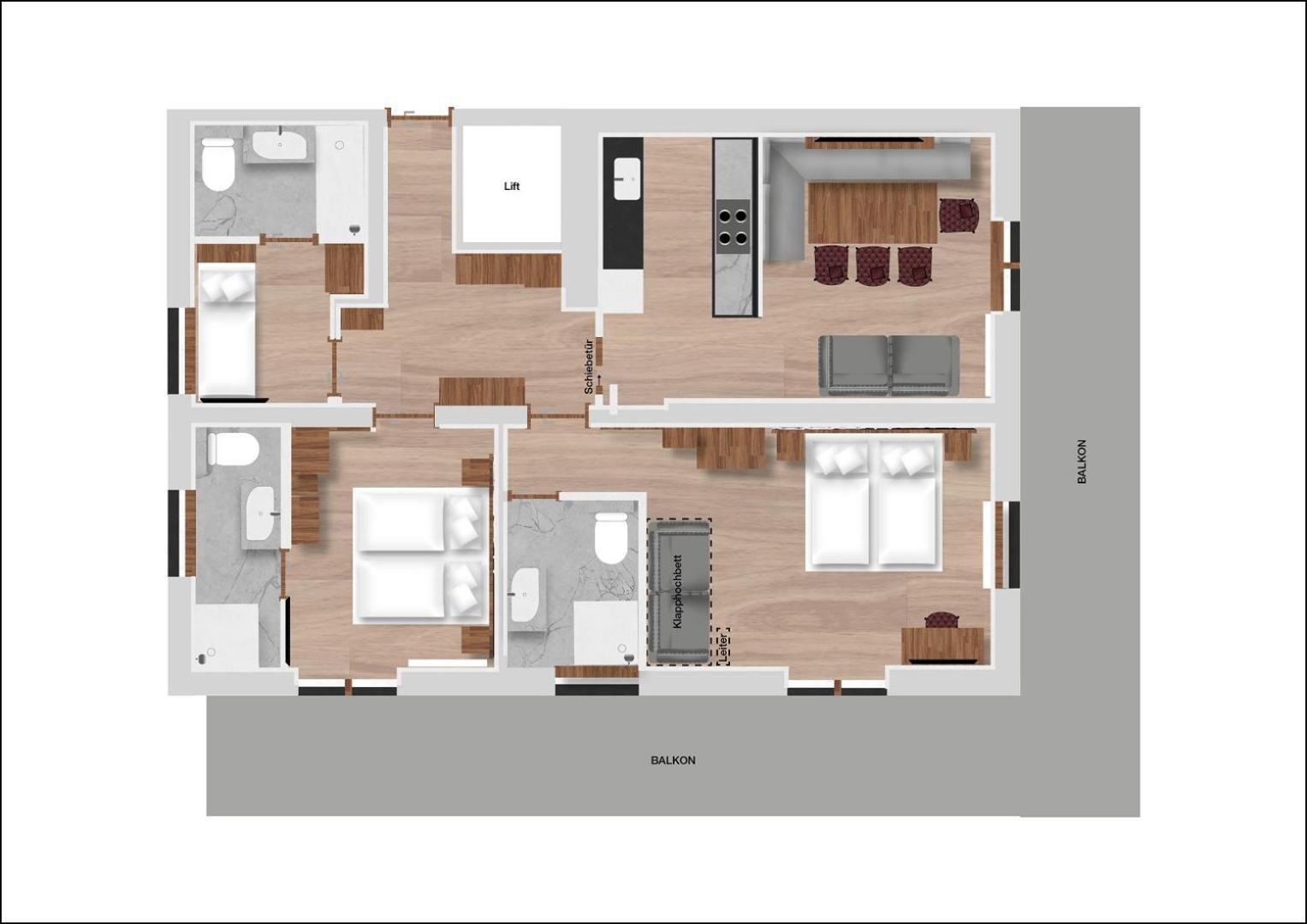 Hofgut Apartment & Lifestyle Resort واغراين الغرفة الصورة